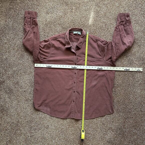 Lee Shirt Women’s 2X Long Sleeve Button Up Corduroy Rust Brown RN#76050 - Picture 8 of 8